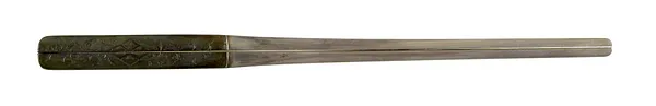 Kogai with Floral Scroll and Diamond Crests