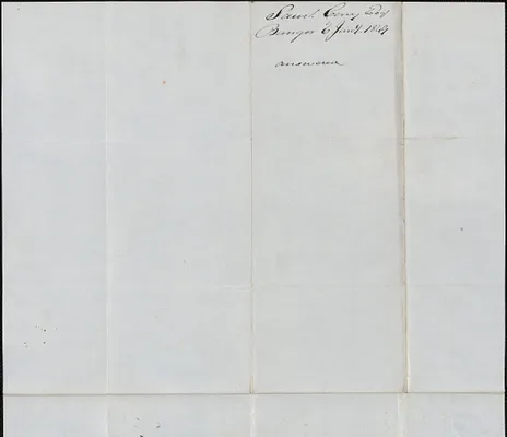 Samuel Cony to George Coffin, 6 January 1849