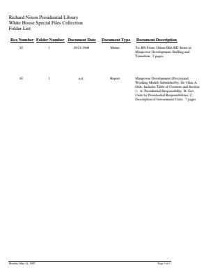 WHSF: Returned, 43-1