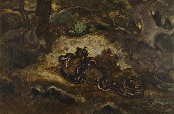 Python Crushing a Gnu