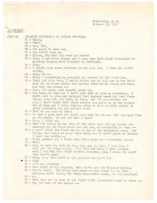 Summaries of Telephone Conversations