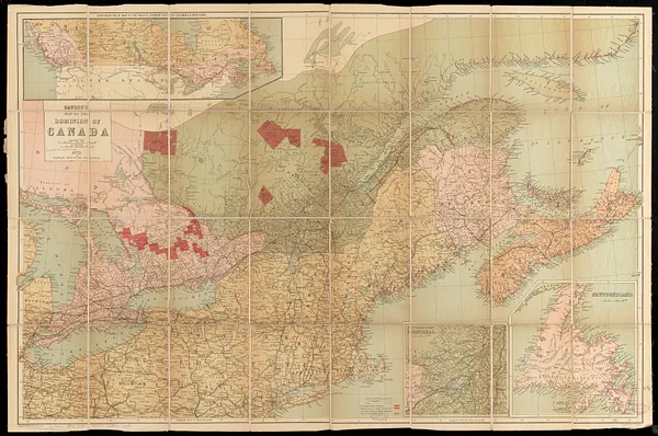 Dawson's map of the Dominion of Canada
