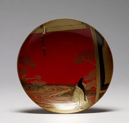 Wine Cup (sakazuki) with Lady Izumi Shikibu