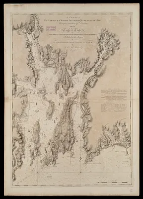 A chart of the harbour of Rhode Island and Narraganset Bay