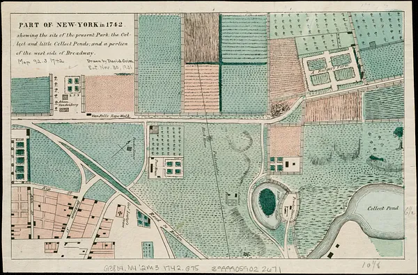 Part of New York in 1742