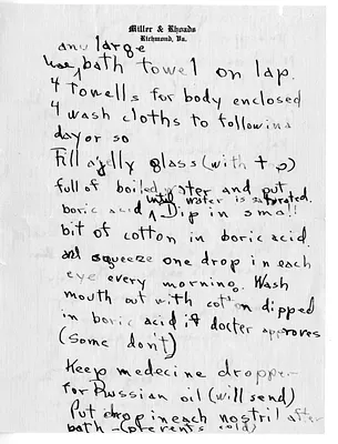 Letter from Mary Paxton Keeley to Bess W. Truman