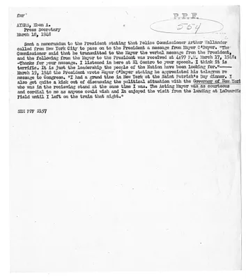 Cross Reference Memorandum