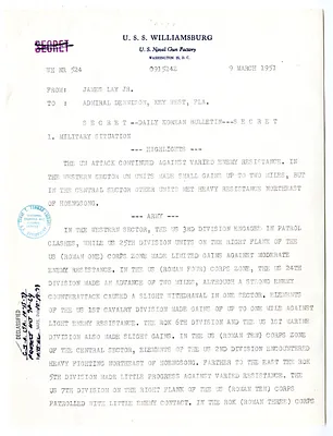 Memorandum, Daily Korean Bulletin