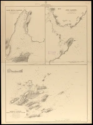Harbors and anchorages on the eastern coast of Newfoundland