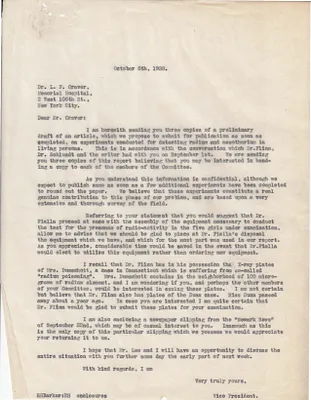 Letters Sent to L.F. Craver [Lloyd F. Craver], October 6, 1928