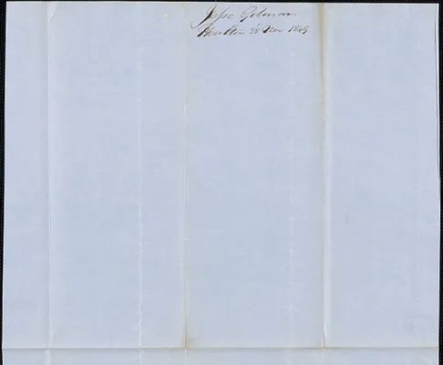 Jesse Gilman to George Coffin, 28 November 1849