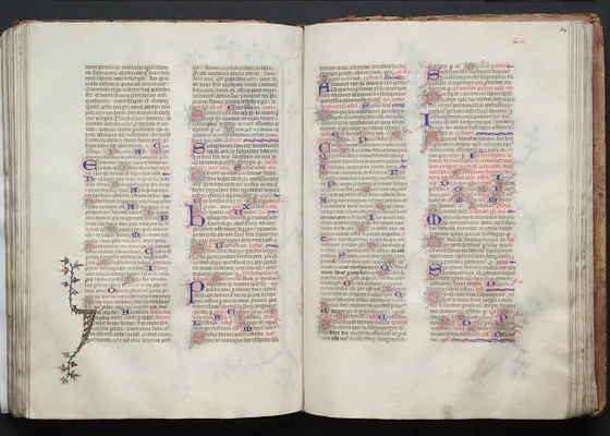 The Gotha Missal:  Fol. 103v, Text