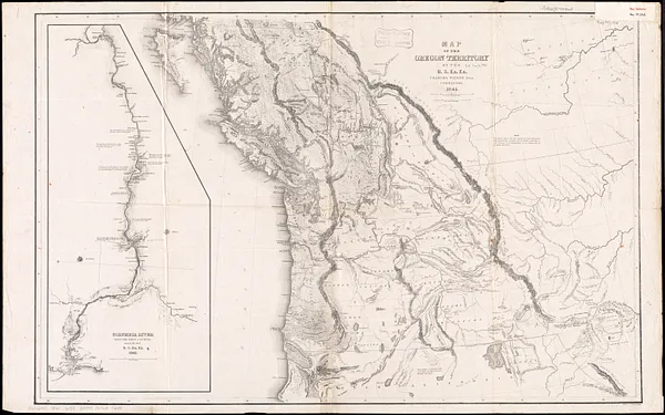 Map of the Oregon Territory