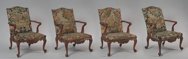 Set of Four Armchairs