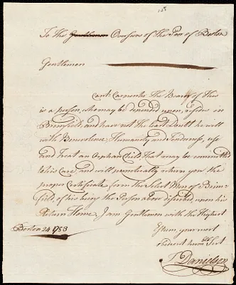 Thomas Corban indentured to apprentice with John Carpenter of Brimfield, 24 June 1783