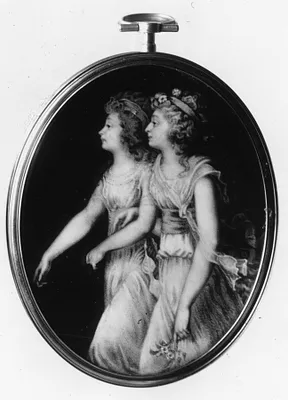 Georgiana, Duchess of Devonshire, and Lady Elisabeth Foster