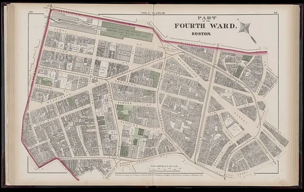 Atlas of the county of Suffolk, Massachusetts : vol. 1st including Boston proper : from actual surveys and official records