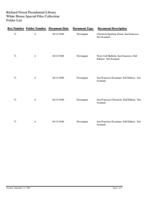 WHSF: Returned, 71-6