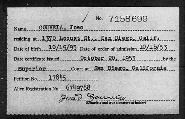 Gouvela, Joao - 1953