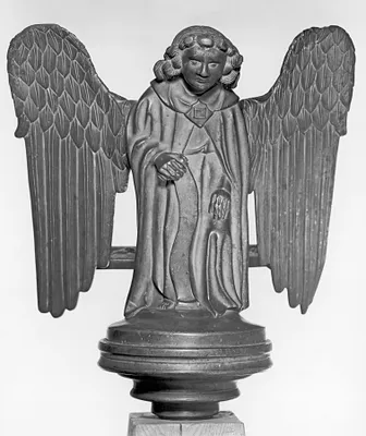 Statuette of the Evangelist Symbol of Matthew from a Lectern