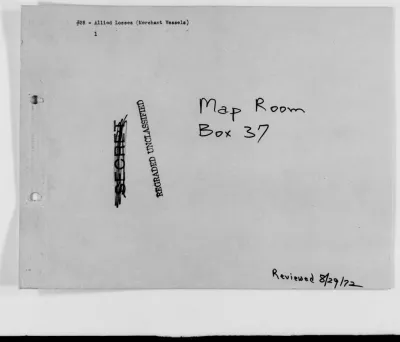 #28 - Allied Losses (Merchant Vessels) - December 17, 1941-April 6, 1942