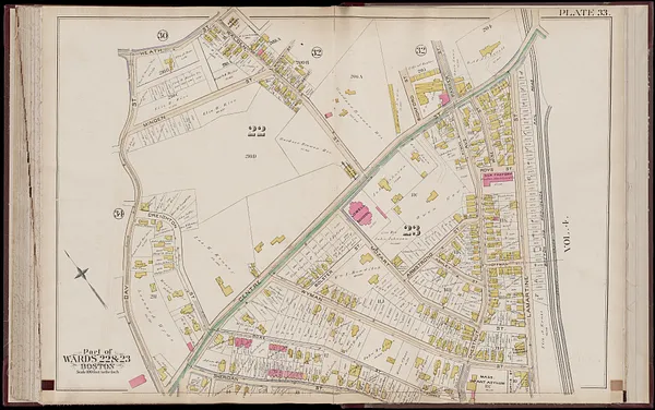 Atlas of the city of Boston : Roxbury, Mass. : volume three : from actual surveys and official records