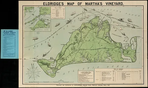 Eldridge's map of Martha's Vineyard