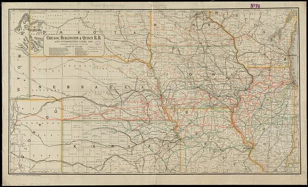 Chicago, Burlington & Quincy R.R. and intersecting lines