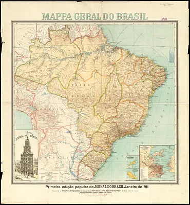 Mappa geral do Brasil