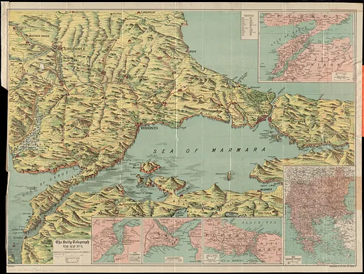 The Daily Telegraph war map no. 9