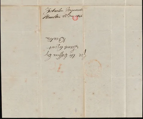 Zebulon Ingersoll to George Coffin, 22 December 1846