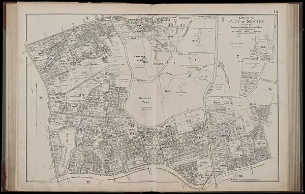 Atlas of the city of Newton, Massachusetts