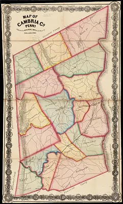 Map of Cambria Co., Penna
