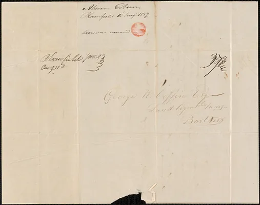 Abner Coburn to George Coffin, 10 August 1837