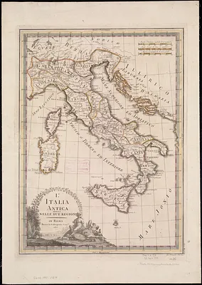 L'Italia antica divisa nelle sue regioni