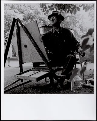 W. Lester Stevens paintings and personal photos