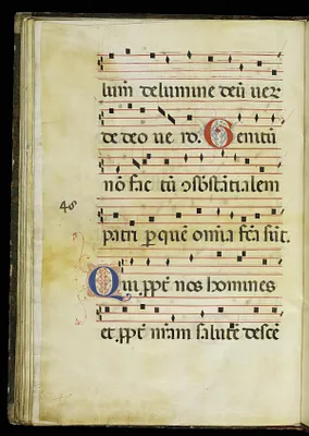 Leaf from Antiphonary