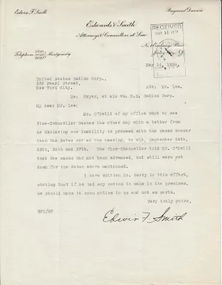 Letters Received to C.B. Lee, May 14, 1928