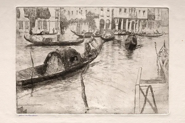 Etchings of Venice: Traghetto San Felice