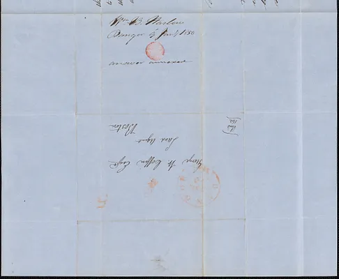 William B. Harlow to George Coffin, 9 January 1850