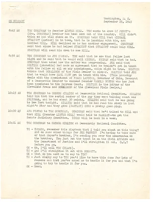 Summaries of Telephone Conversations