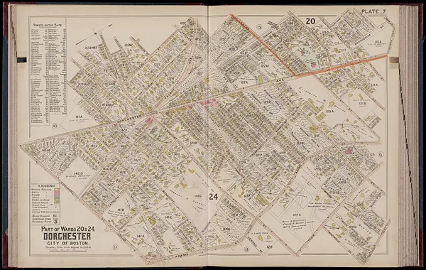 Atlas of Dorchester, West Roxbury and Brighton, city of Boston