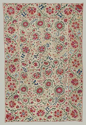 Suzani: Curtain or Bed Cover