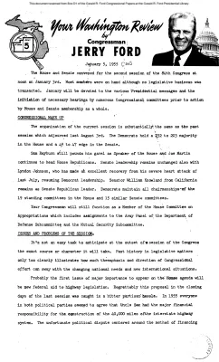 Ford Newsletter, Jan.-June 1956