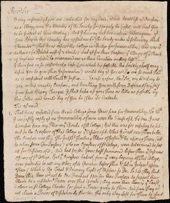 Letter from Nathan Prince to an unknown recipient