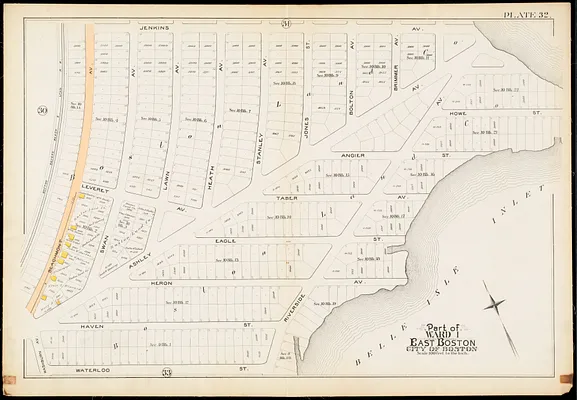 Atlas of the city of Boston : East Boston, Mass.
