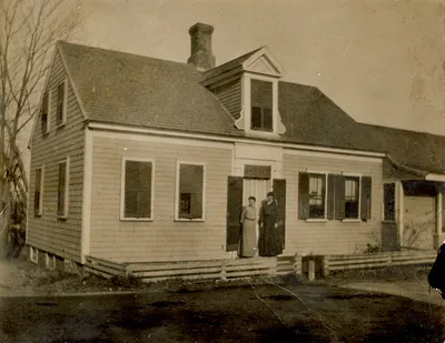 Toll House, home of Clement H. Baker and family at time of photograph, South Yarmouth, Mass.