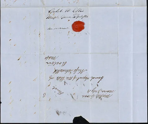 Caleb H. Ellis to George Coffin, 4 July 1851