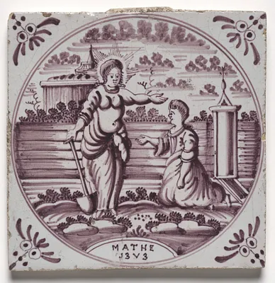 Tile- Old Testament Scene