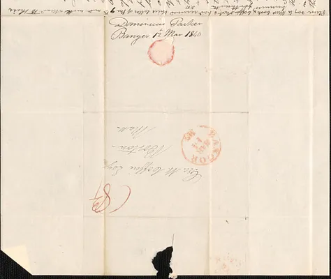 Dominicus Parker to George Coffin, 12 March 1840